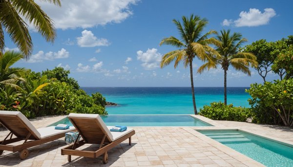 séjour en bord de mer en guadeloupe : avantages des gîtes avec piscine privée